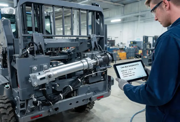 Electric actuator replacing hydraulic cylinder