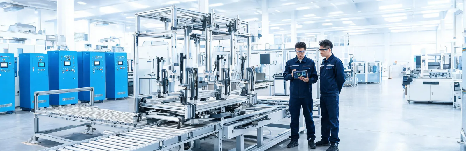Smart factory actuator installation